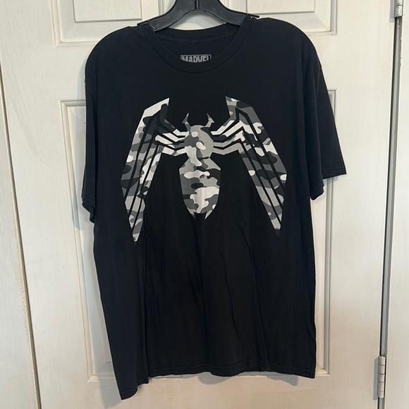 Marvel black spider tee size large men’s - Picture 1 of 3